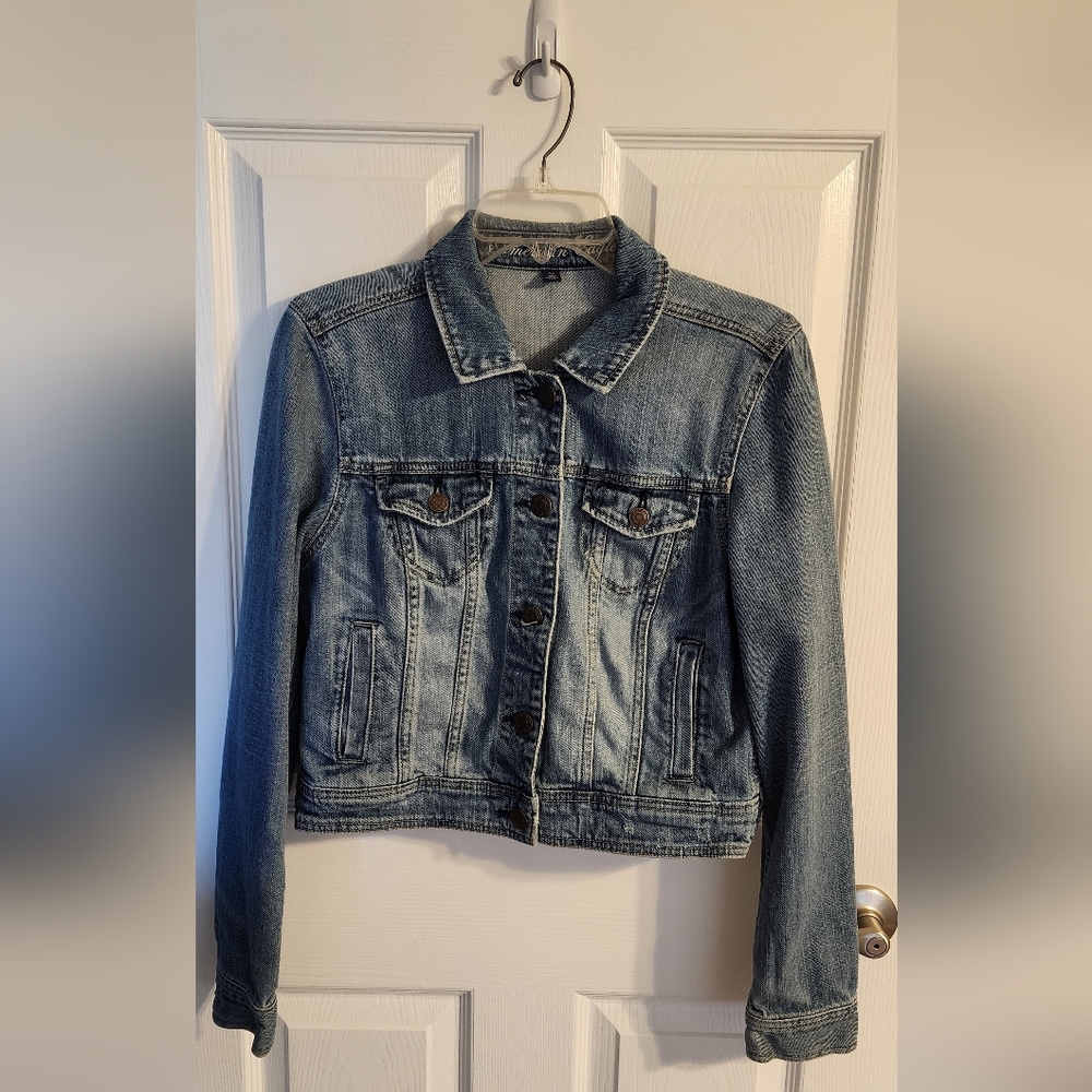Junior's American Eagle Outfitters Denim Jacket, Size Large